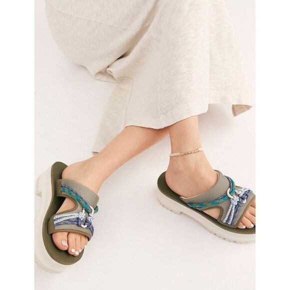 Free People x Teva Indio Carabiner Rope Slides - Picture 1 of 7